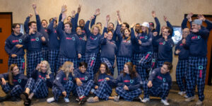 JAM team in their JAMmies at our biggest play date of the year... JAMboree